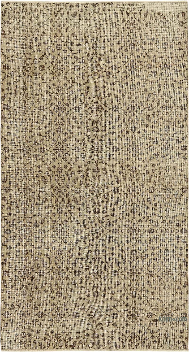 El Dokuma Vintage Halı - 110 cm x 201 cm - K0082786