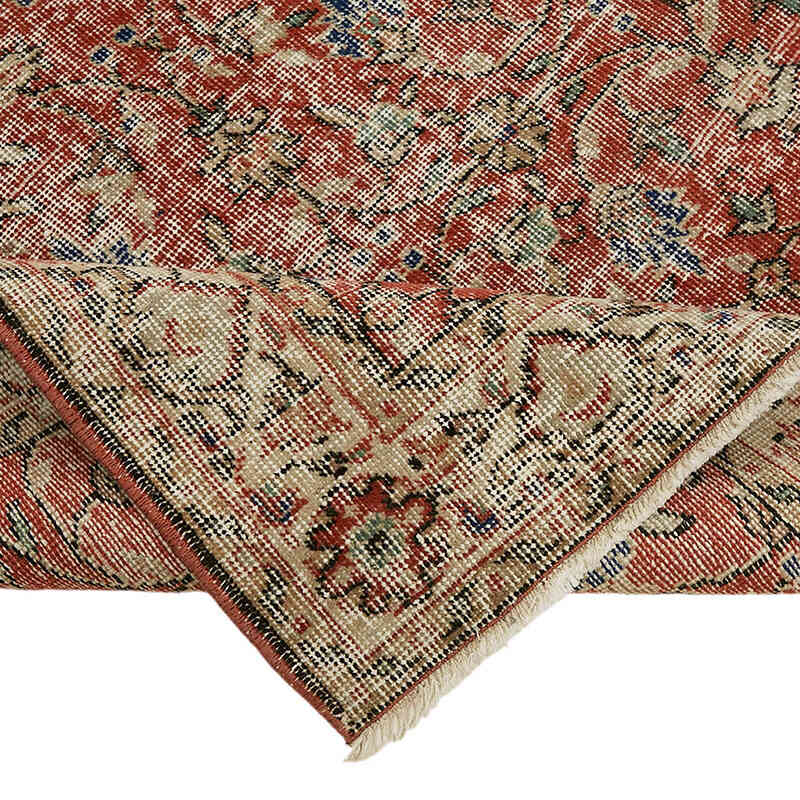 El Dokuma Vintage Halı - 116 cm x 208 cm - K0082787
