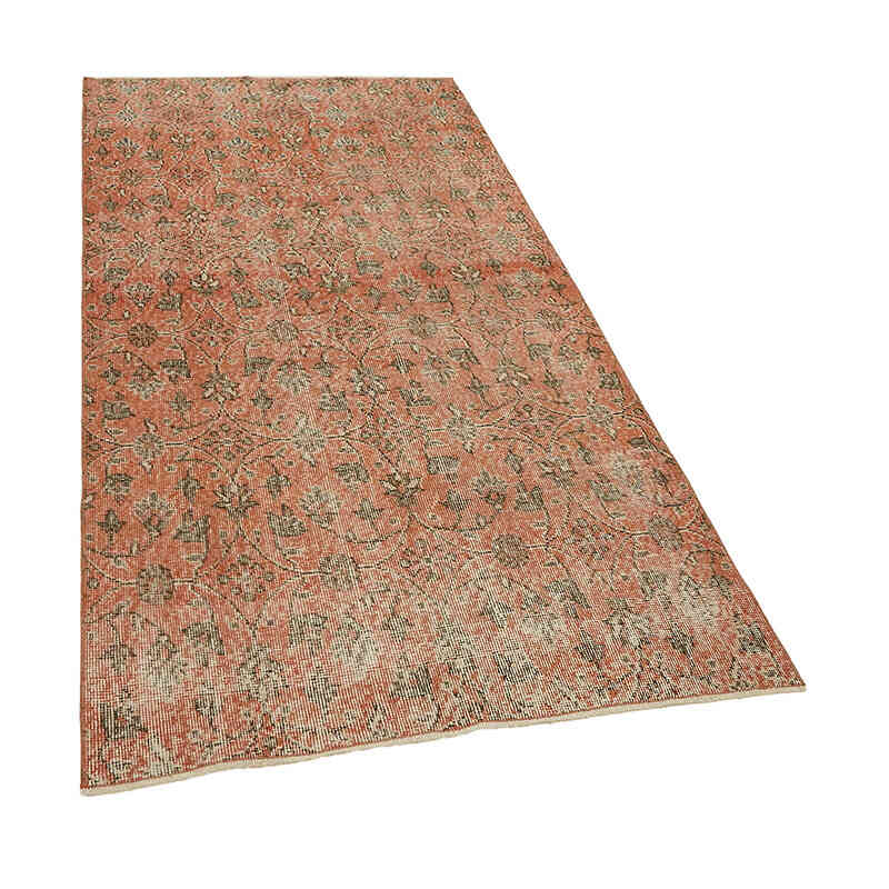 El Dokuma Vintage Halı - 107 cm x 204 cm - K0082789