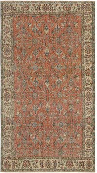 Vintage Turkish Hand-Knotted Rug - 3' 8" x 6' 7" (44" x 79")