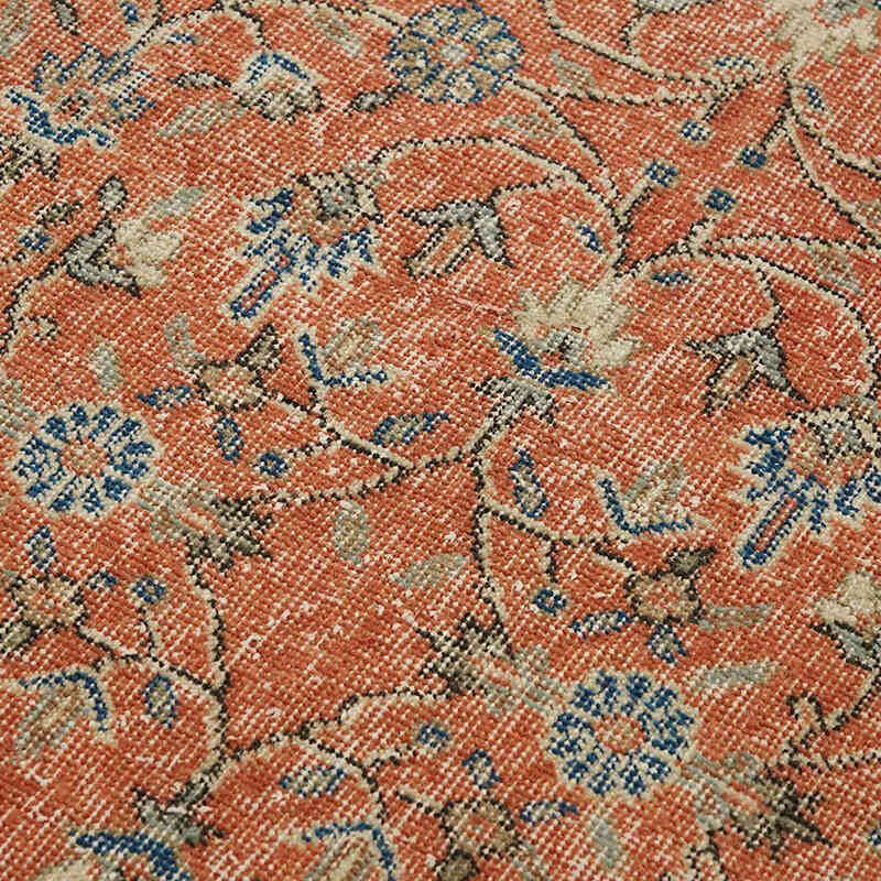 Alfombra Vintage Turca Anudada a Mano - 111 cm x 200 cm - K0082790