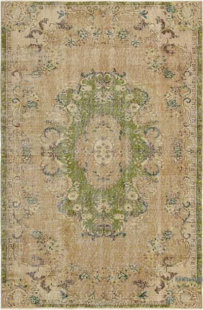 Alfombra Vintage Turca Anudada a Mano - 137 cm x 207 cm