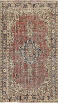 Vintage Turkish Hand-Knotted Rug - 3' 9" x 6' 6" (45" x 78")