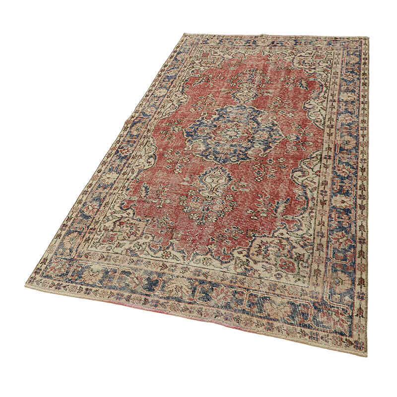 Vintage Turkish Hand-Knotted Rug - 3' 9" x 6' 6" (45" x 78") - K0082793