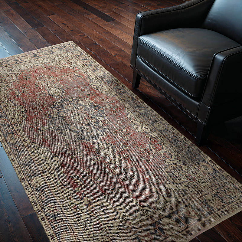 Vintage Turkish Hand-Knotted Rug - 3' 9" x 6' 6" (45" x 78") - K0082793