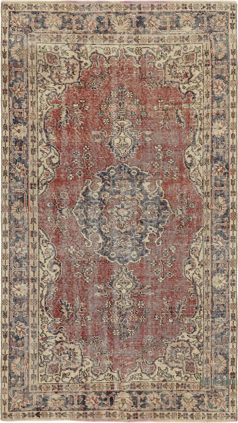 Vintage Turkish Hand-Knotted Rug - 3' 9" x 6' 6" (45" x 78") - K0082793