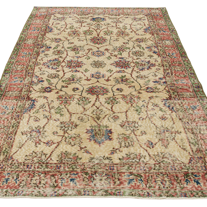 El Dokuma Vintage Halı - 115 cm x 205 cm - K0082794