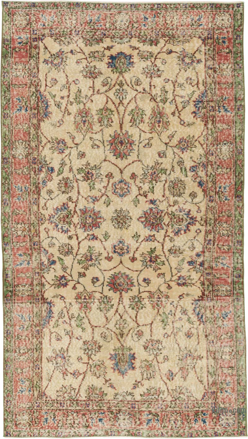 El Dokuma Vintage Halı - 115 cm x 205 cm - K0082794