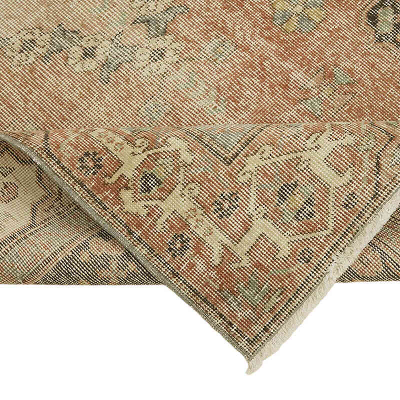 Alfombra Vintage Turca Anudada a Mano - 117 cm x 207 cm - K0082797