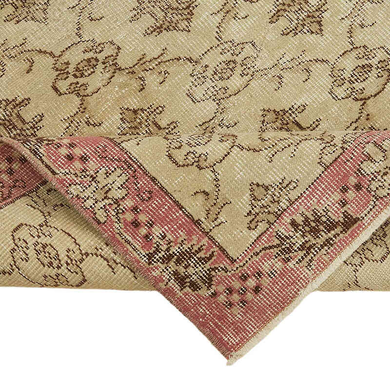 El Dokuma Vintage Halı - 124 cm x 191 cm - K0082798