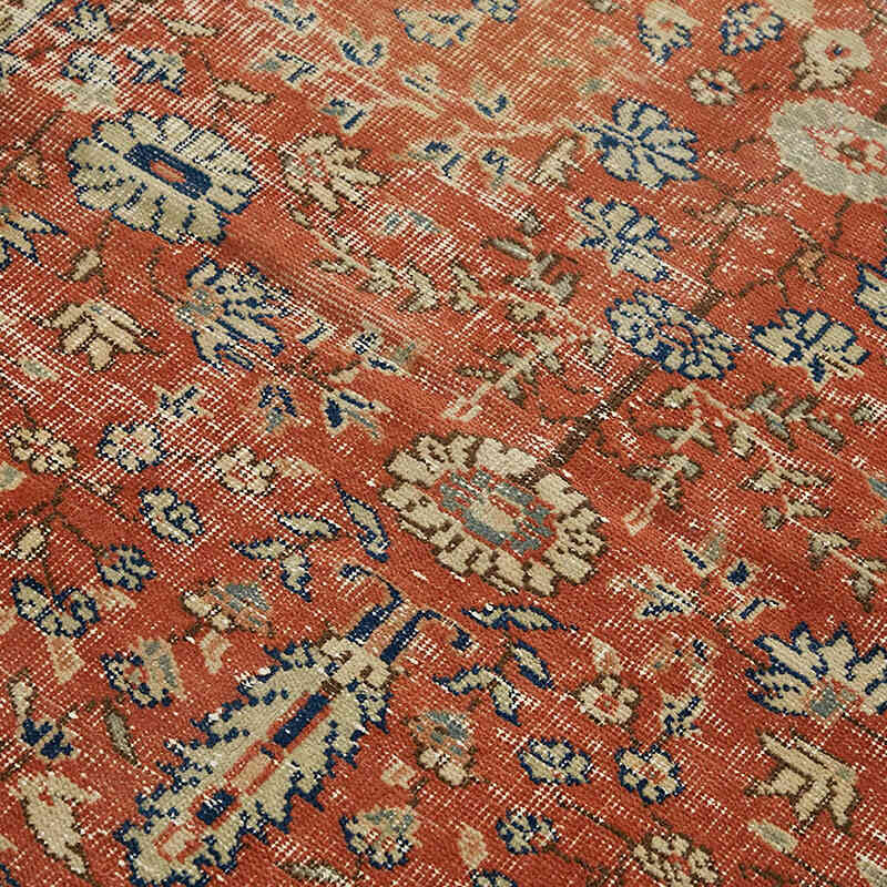 Alfombra Vintage Turca Anudada a Mano - 116 cm x 183 cm - K0082800
