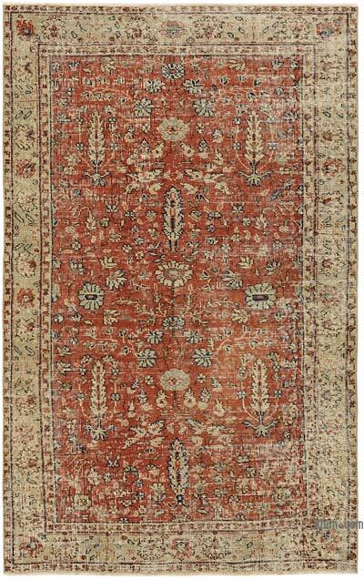 Alfombra Vintage Turca Anudada a Mano - 116 cm x 183 cm