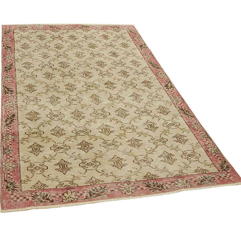 El Dokuma Vintage Halı - 123 cm x 193 cm - K0082802
