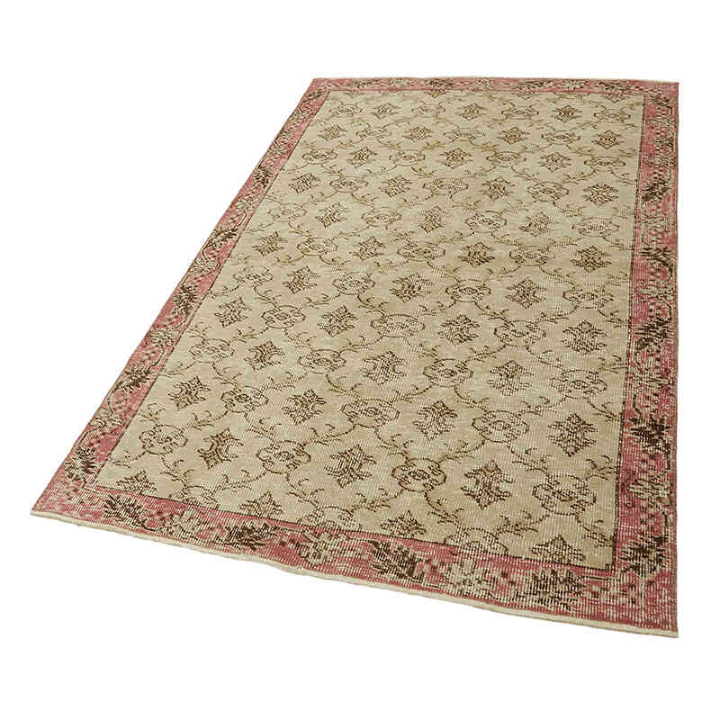 El Dokuma Vintage Halı - 123 cm x 193 cm - K0082802