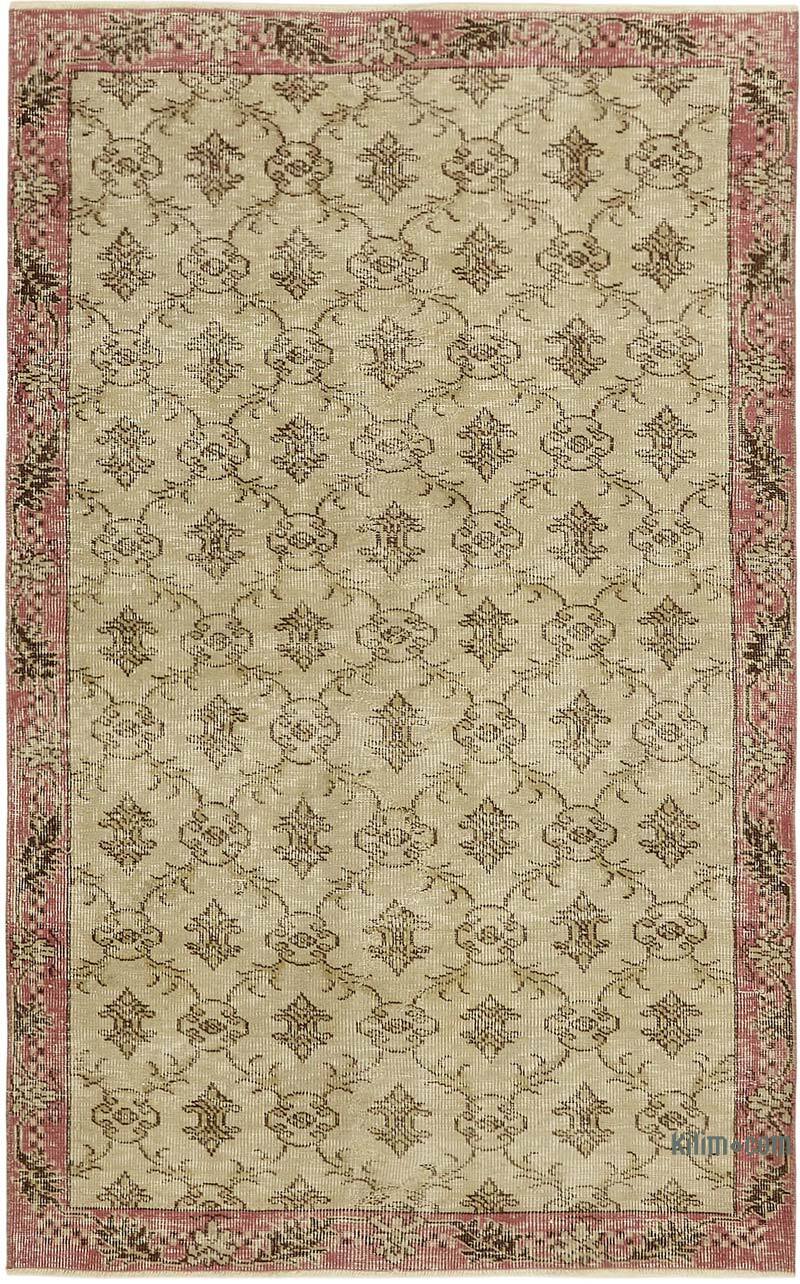 El Dokuma Vintage Halı - 123 cm x 193 cm - K0082802