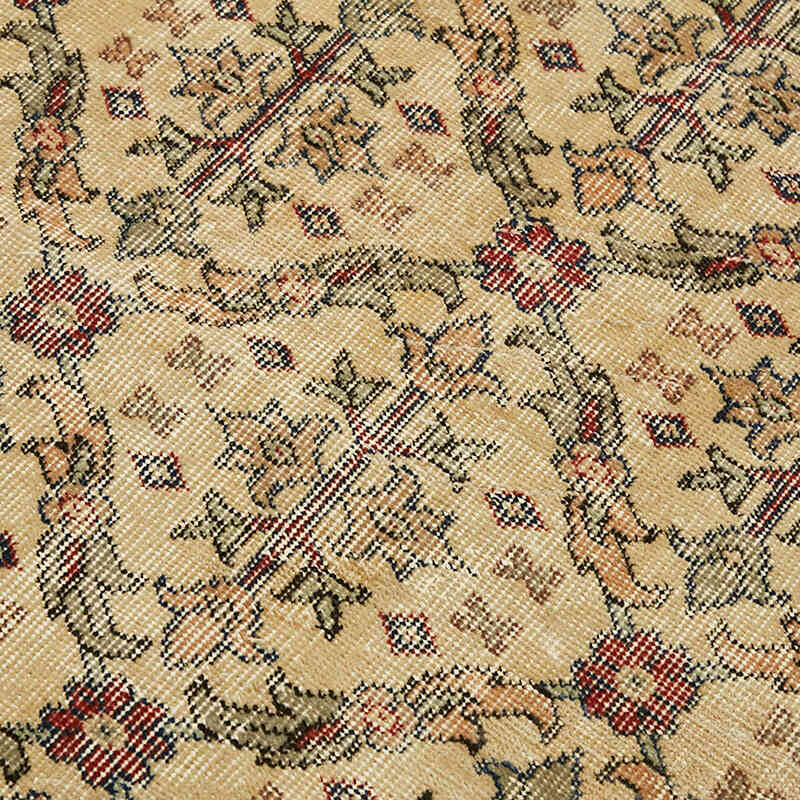 Alfombra Vintage Turca Anudada a Mano - 111 cm x 193 cm - K0082803