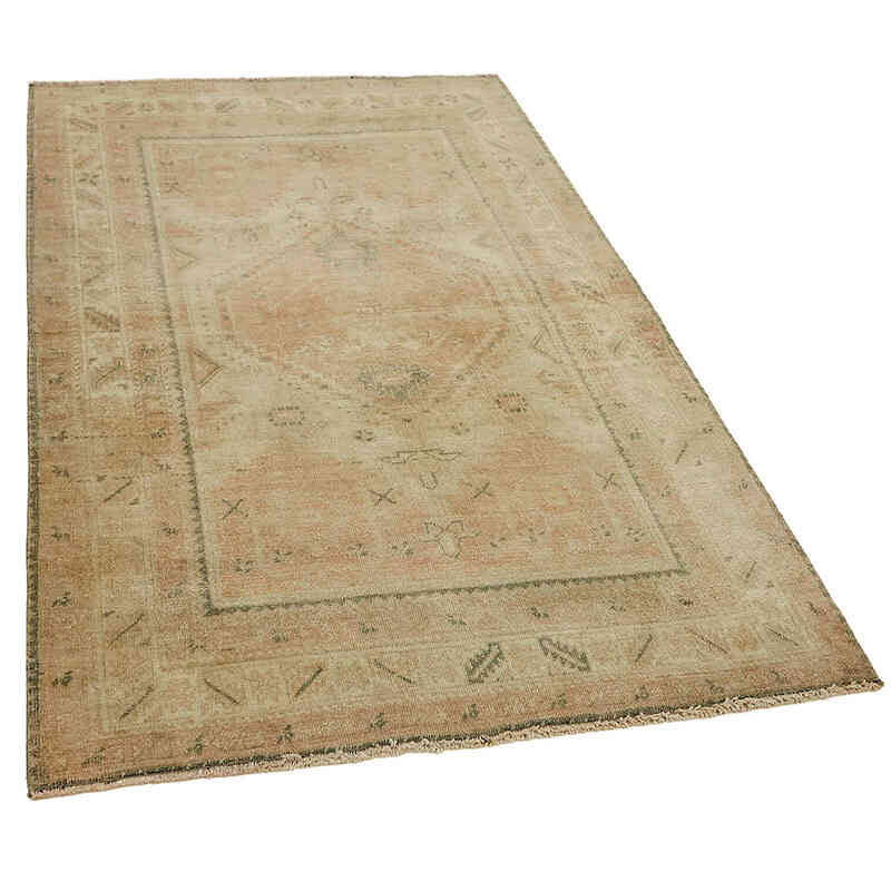 Vintage Turkish Hand-Knotted Rug - 3' 8" x 5' 7" (44" x 67") - K0082804