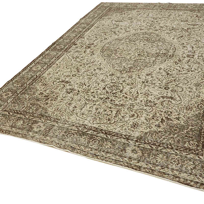 Vintage Turkish Hand-Knotted Rug - 7'  x 10' 4" (84" x 124") - K0082805