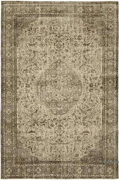 Vintage Turkish Hand-Knotted Rug - 7'  x 10' 4" (84" x 124")