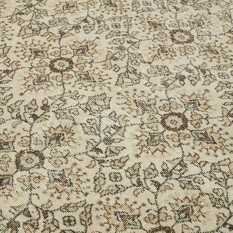 Alfombra Vintage Turca Anudada a Mano - 214 cm x 325 cm - K0082806
