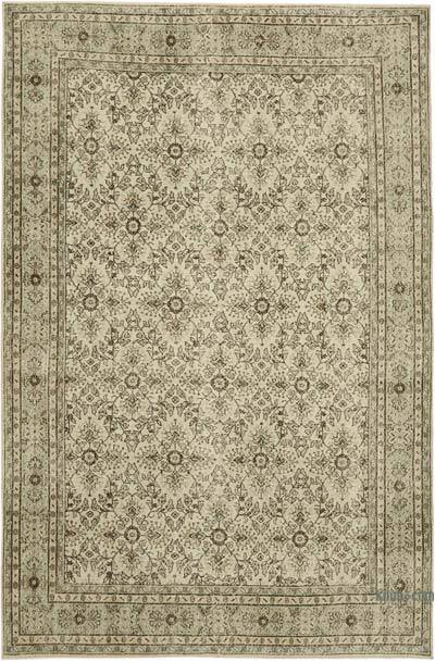 Vintage Turkish Hand-Knotted Rug - 7'  x 10' 8" (84" x 128")