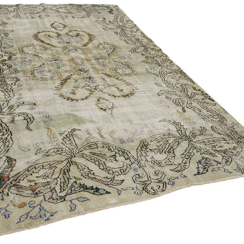 Vintage Turkish Hand-Knotted Rug - 7' 1" x 10' 8" (85" x 128") - K0082807