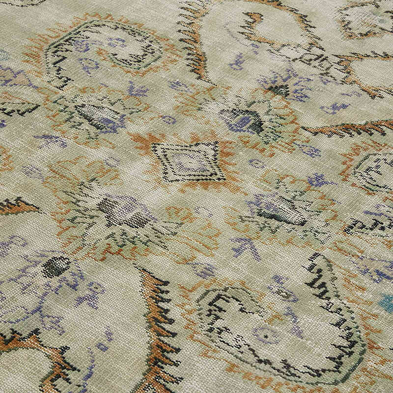 Vintage Turkish Hand-Knotted Rug - 7' 1" x 10' 8" (85" x 128") - K0082807