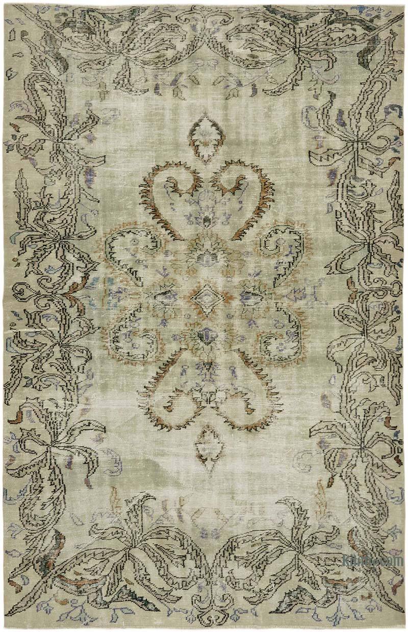 Vintage Turkish Hand-Knotted Rug - 7' 1" x 10' 8" (85" x 128") - K0082807