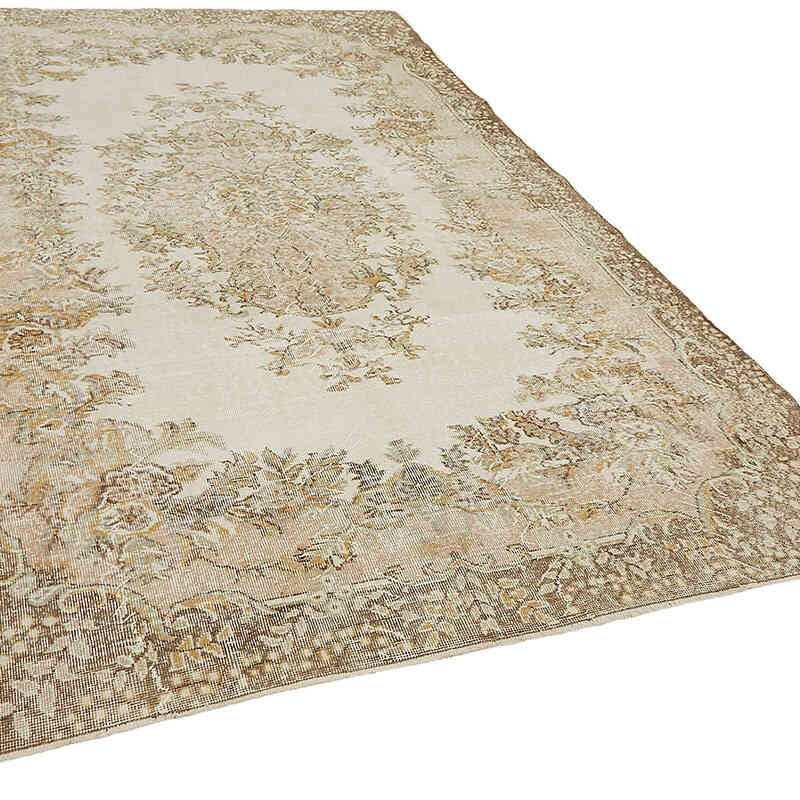 Alfombra Vintage Turca Anudada a Mano - 214 cm x 315 cm - K0082813