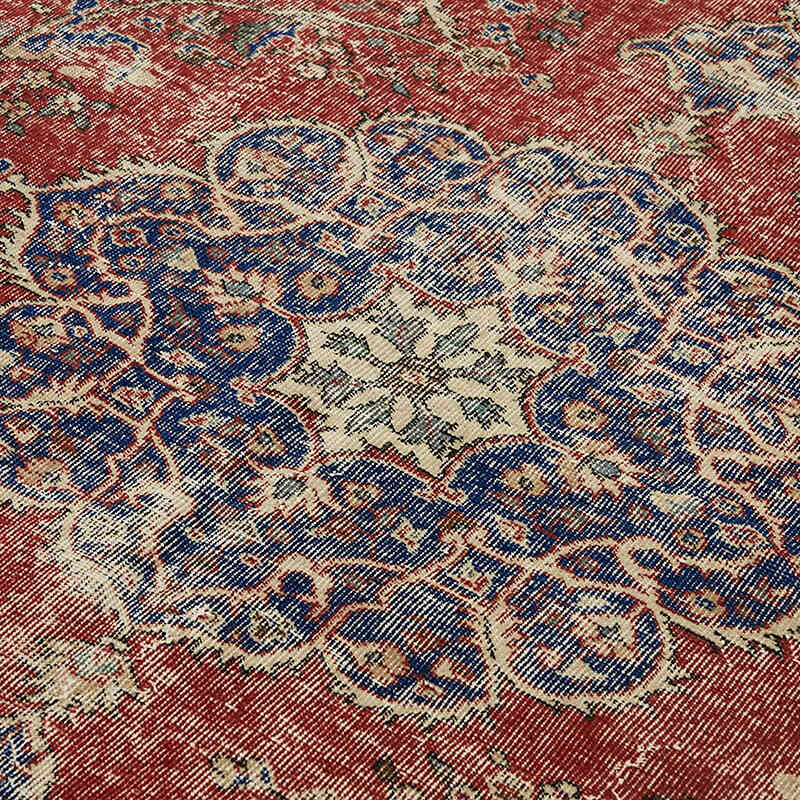 Alfombra Vintage Turca Anudada a Mano - 210 cm x 310 cm - K0082818
