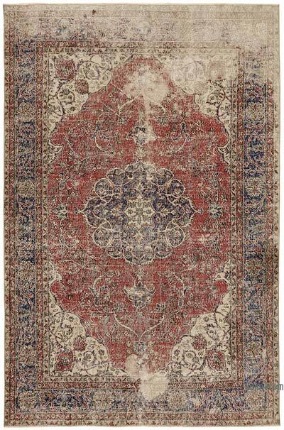 El Dokuma Vintage Halı - 210 cm x 310 cm