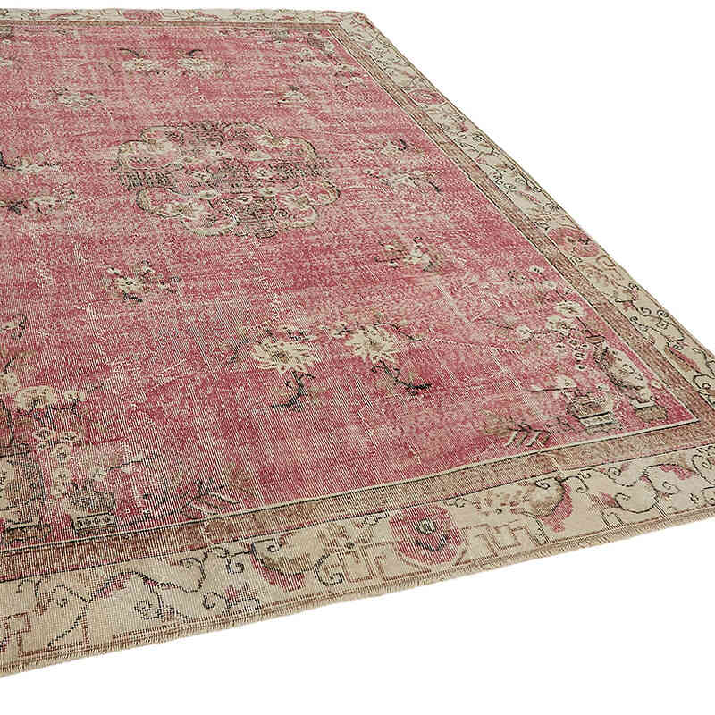 Alfombra Vintage Turca Anudada a Mano - 210 cm x 317 cm - K0082822
