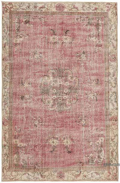 Alfombra Vintage Turca Anudada a Mano - 210 cm x 317 cm