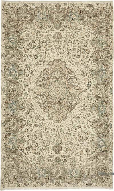 Vintage Turkish Hand-Knotted Rug - 6' 8" x 10' 7" (80" x 127")