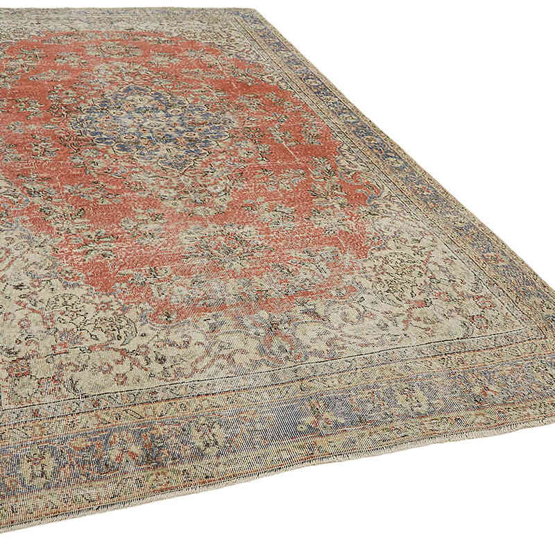 El Dokuma Vintage Halı - 200 cm x 328 cm - K0082828