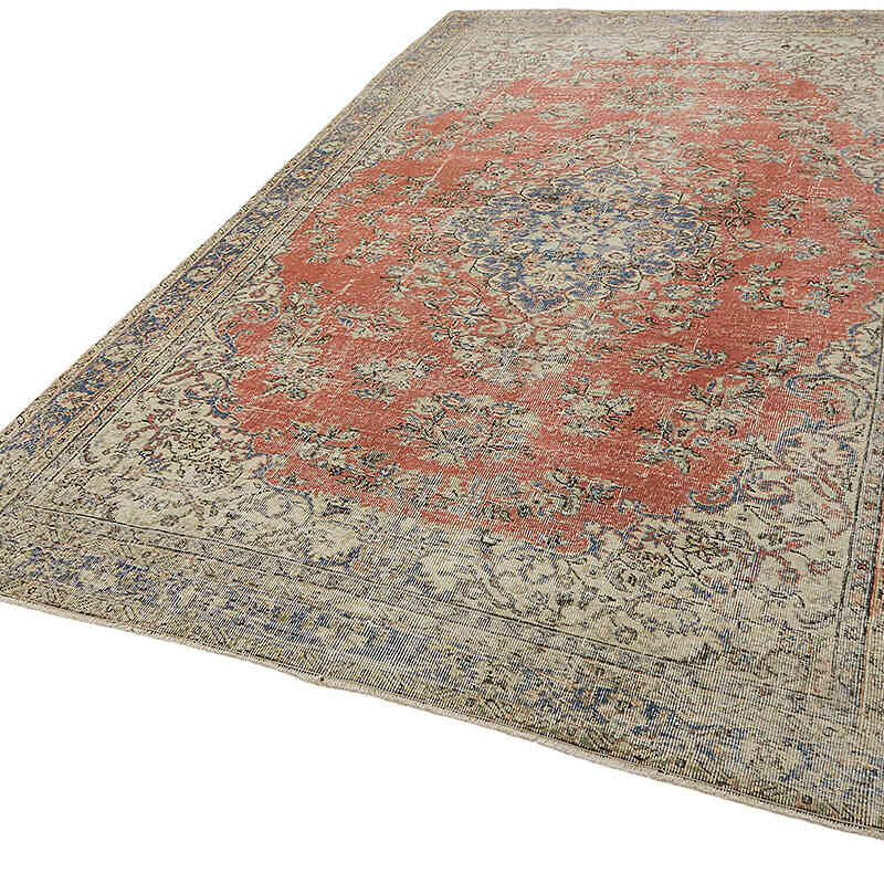 El Dokuma Vintage Halı - 200 cm x 328 cm - K0082828