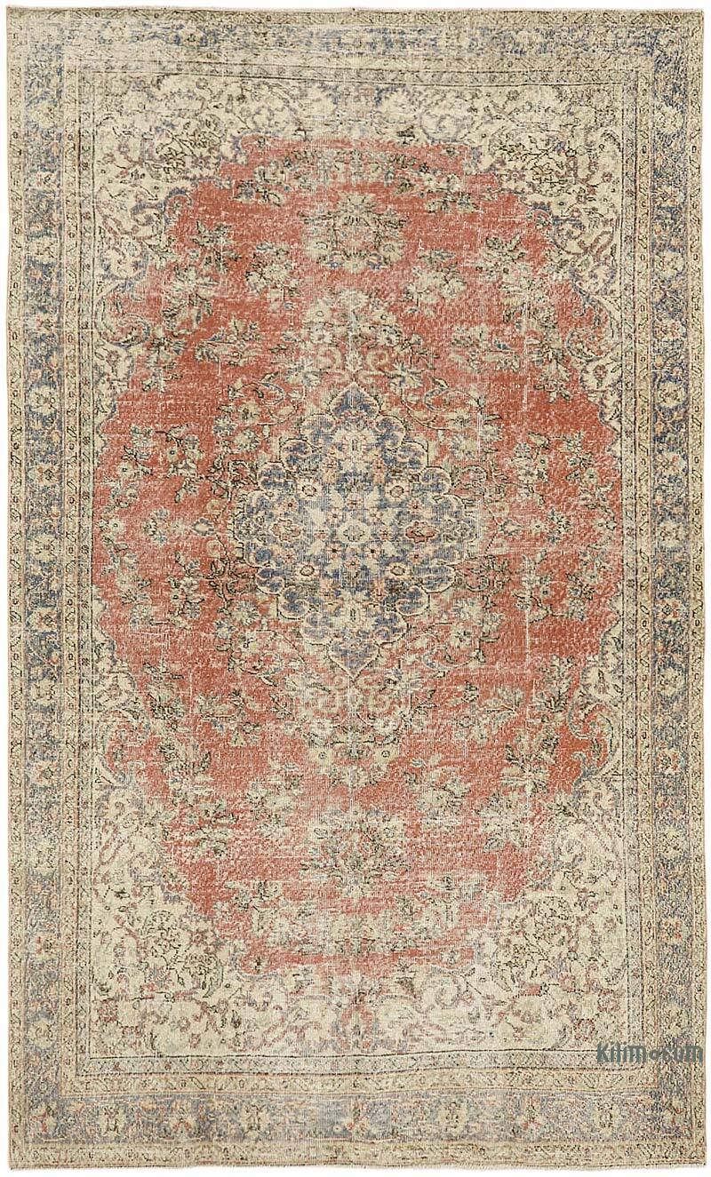 El Dokuma Vintage Halı - 200 cm x 328 cm - K0082828