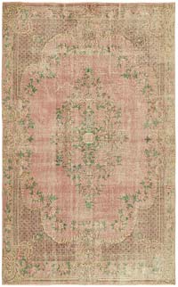 Vintage Turkish Hand-Knotted Rug - 6' 8" x 10' 8" (80" x 128")