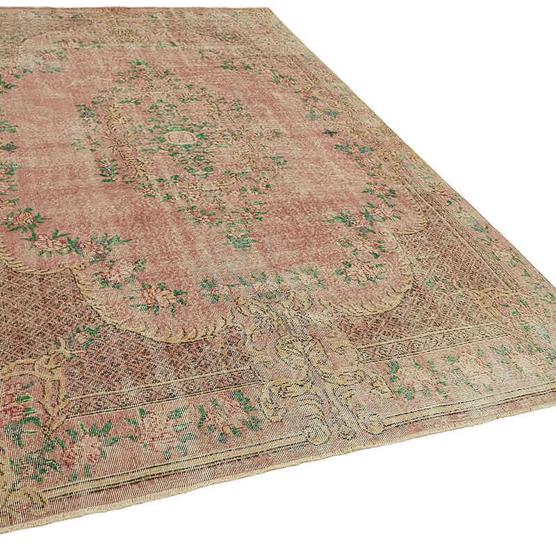 El Dokuma Vintage Halı - 202 cm x 324 cm - K0082830