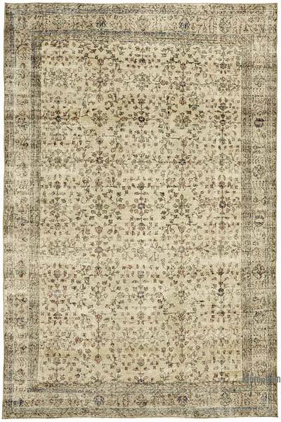 Vintage Turkish Hand-Knotted Rug - 6' 10" x 10' 4" (82" x 124")