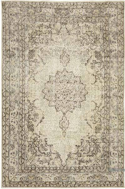 Alfombra Vintage Turca Anudada a Mano - 210 cm x 313 cm