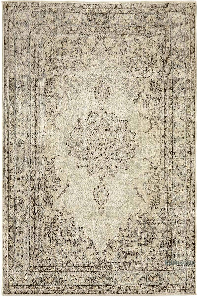 El Dokuma Vintage Halı - 210 cm x 313 cm - K0082833