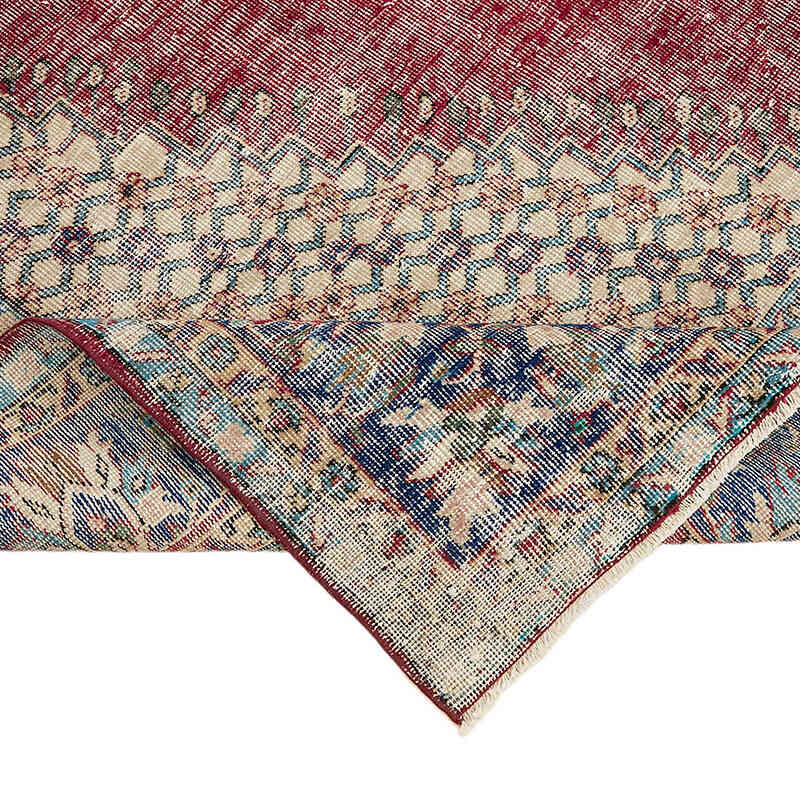 Alfombra Vintage Turca Anudada a Mano - 210 cm x 325 cm - K0082834