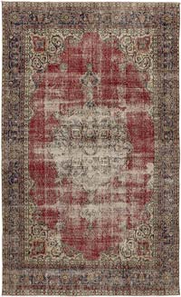 El Dokuma Vintage Halı - 200 cm x 330 cm