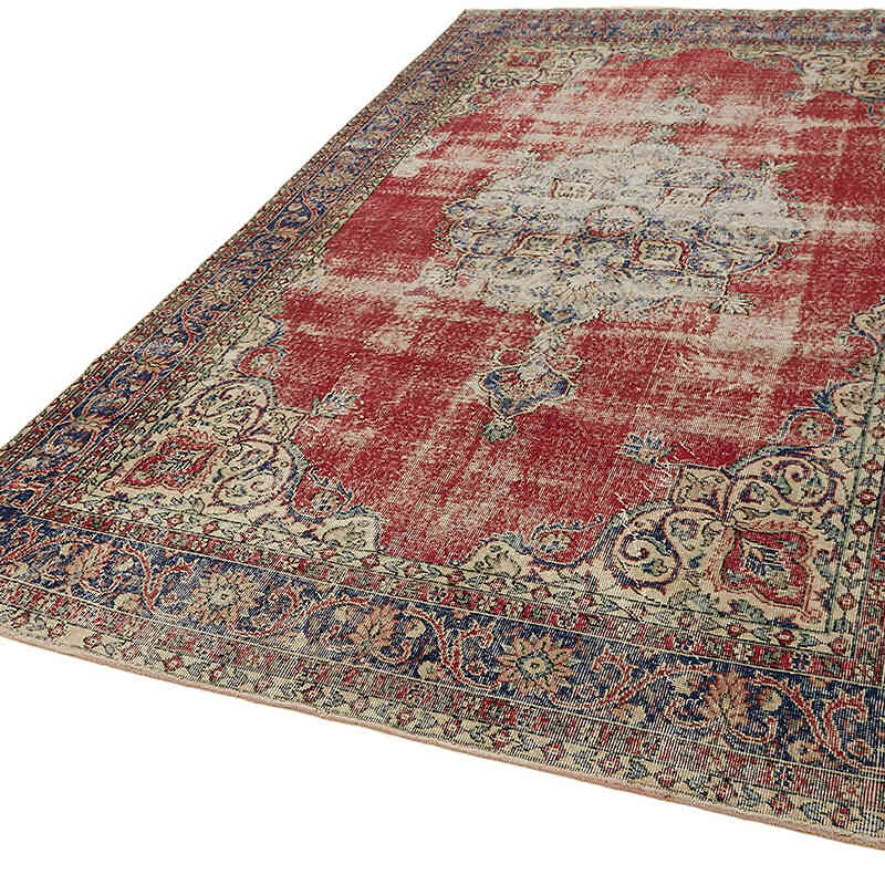 Alfombra Vintage Turca Anudada a Mano - 200 cm x 330 cm - K0082835