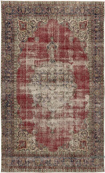 El Dokuma Vintage Halı - 200 cm x 330 cm