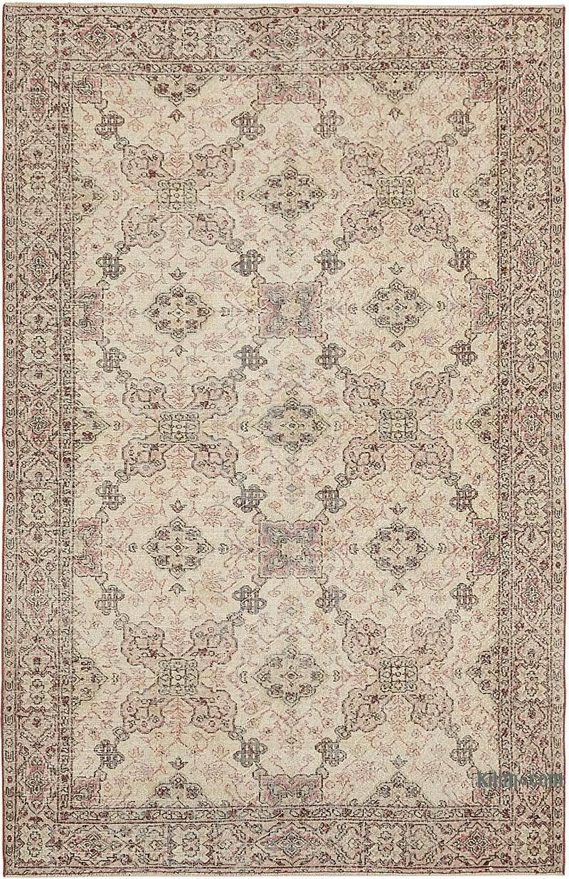 Vintage Turkish Hand-Knotted Rug - 6' 10" x 10' 5" (82" x 125") - K0082836