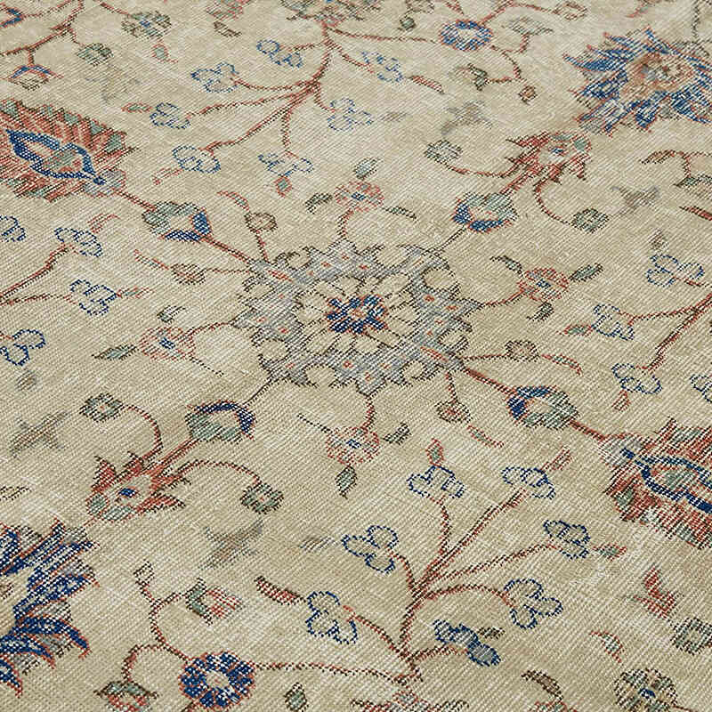 Alfombra Vintage Turca Anudada a Mano - 203 cm x 322 cm - K0082847
