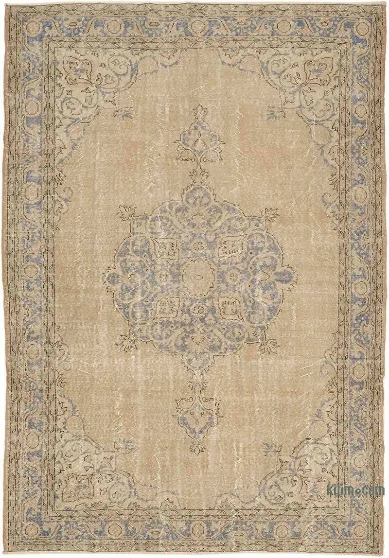Vintage Turkish Hand-Knotted Rug - 7' 3" x 10' 4" (87" x 124") - K0082851