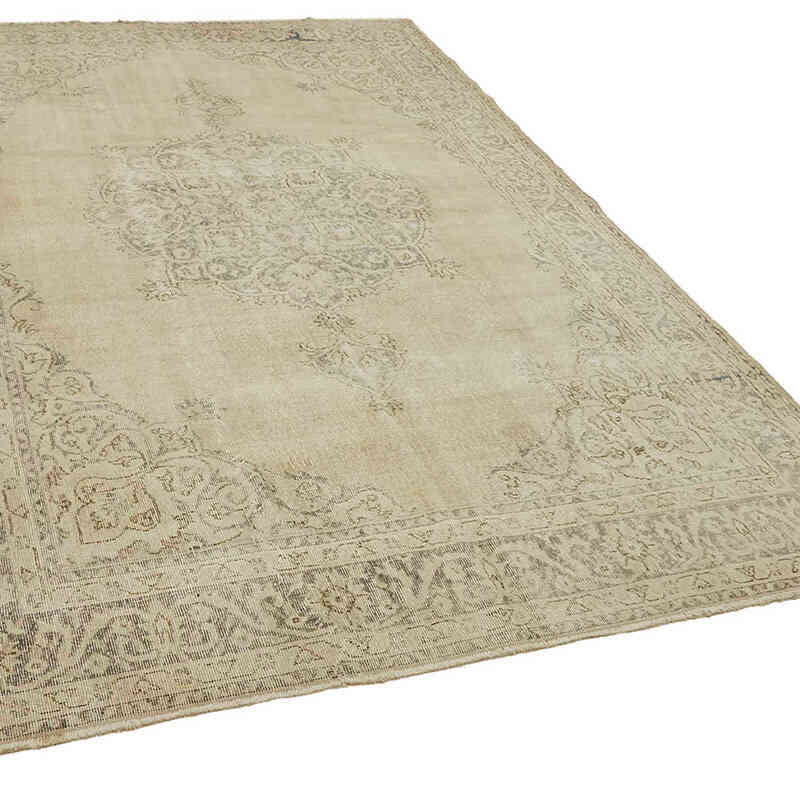 Vintage Turkish Hand-Knotted Rug - 7' 1" x 10' 2" (85" x 122") - K0082852